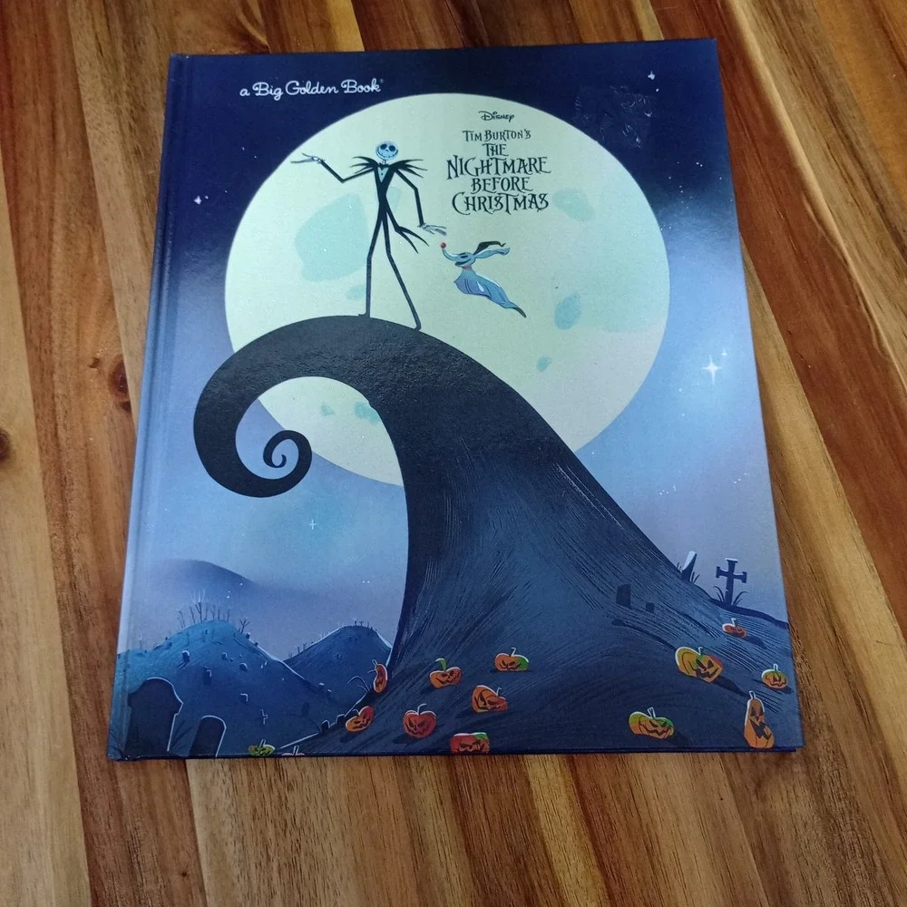 Big Golden‎ Book Disney The Nightmare Before Christmas Hardcover NEW
